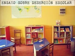 Ensayo sobre deserción escolar