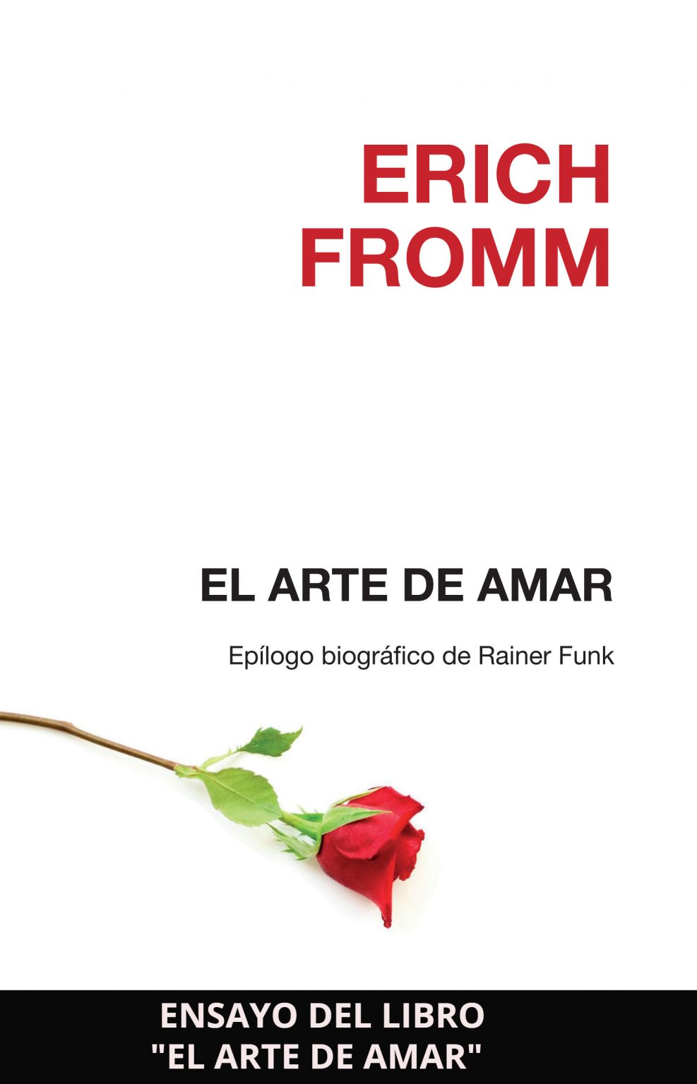 Ensayo del libro "El arte de amar" de Erich Fromm Ensayos Cortos